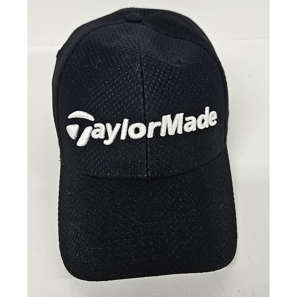 TaylorMade M1 PSi Golf Hat Mens Black A-Flex Stretch Fit Mesh Cap S/M